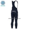 Fietsbroek Lang met Bretels 2022 Frankrijk Nationaal Team Winter Thermal Fleece